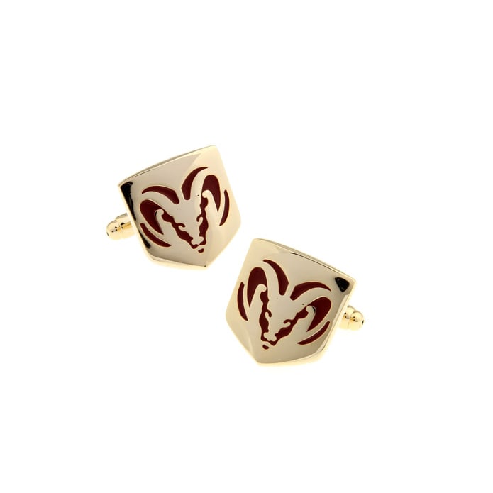 Ram Trucks Cufflinks Hood Log Cuff Links with Gift Box Image 1