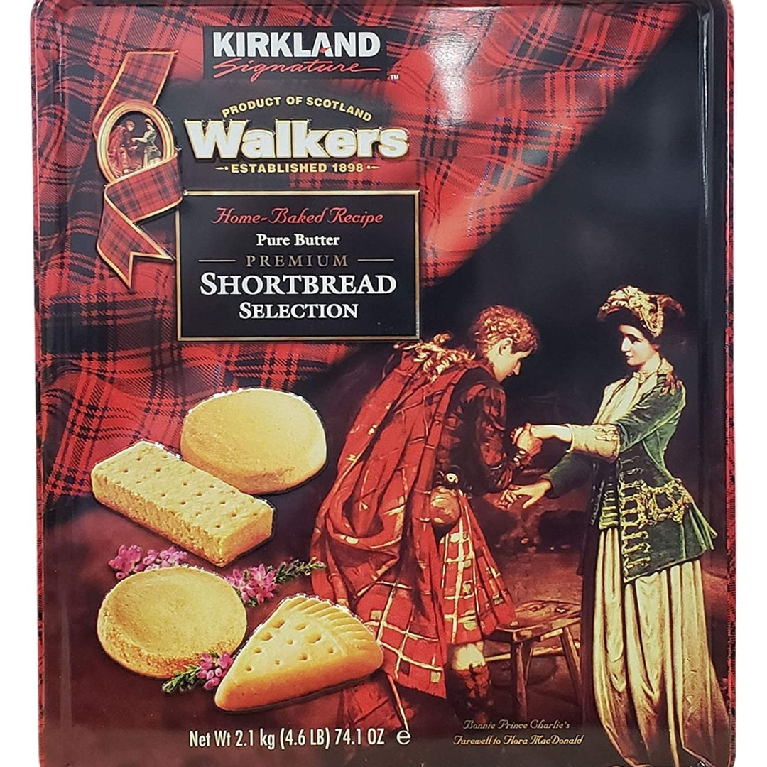 Kirkland Signature Walkers Premium Shortbread Selection Gift Tin 4.6 Pound Image 1