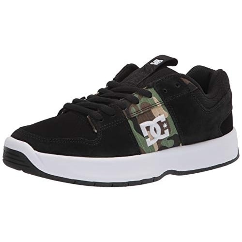 DC Mens Lynx Zero Casual Skate Shoe  Black Camo Image 1