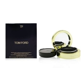 Tom Ford Shade And Illuminate Foundation Soft Radiance Cushion Compact SPF 45 With Extra Refill - 0.4 Rose 2x12g/0.42oz Image 1