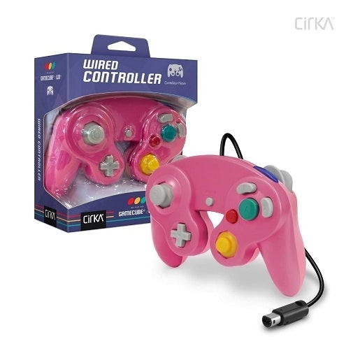 Nintendo Wii/ GameCube Wired Controller (Bubblegum Pink) - CirKa Image 1