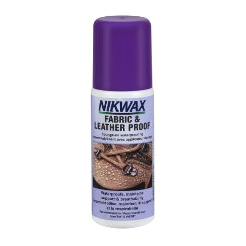 Nikwax Fabric and Leather Proof Waterproofing 125ml Sponge-On for Footwear Image 1