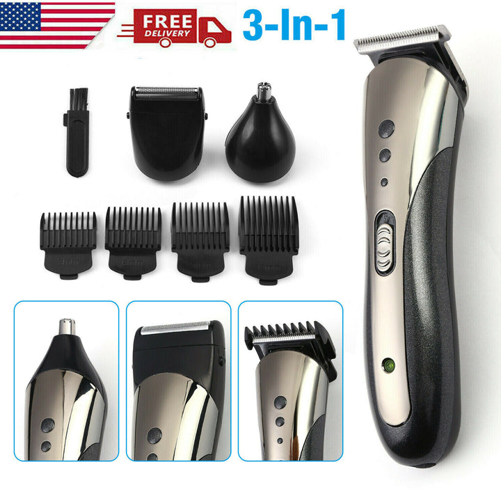 Professional Hair Clippers Trimmer Shaving Machine Beard Cutting Cordless Barber Image 2