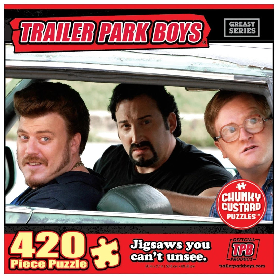 Trailer Park Boys Chrysler 420pc Ricky Julian Bubbles Jigsaw Chunky Puzzle TV Series Character Mighty Mojo Image 4