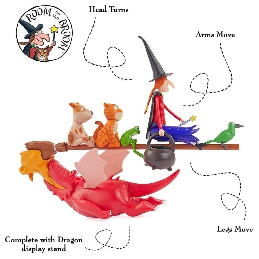 Julia Donaldson Room On The Broom Story Time Character Figure Set Pack WOW! Stuff Image 2