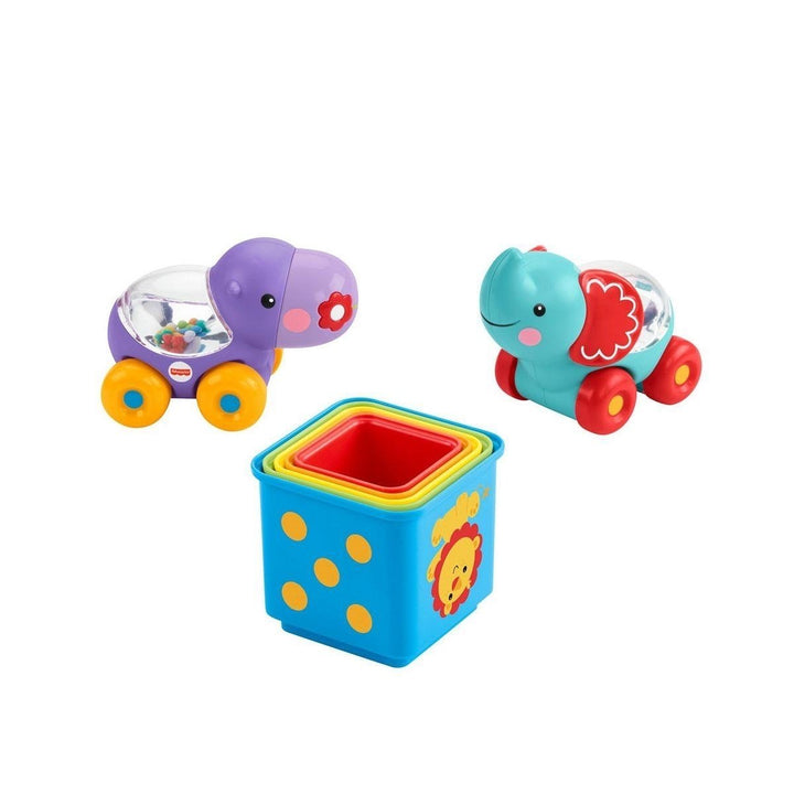 Fisher-Price Stack and Roll Activity Set GPM36 Baby Toy for Motor Sensory Skills Image 6