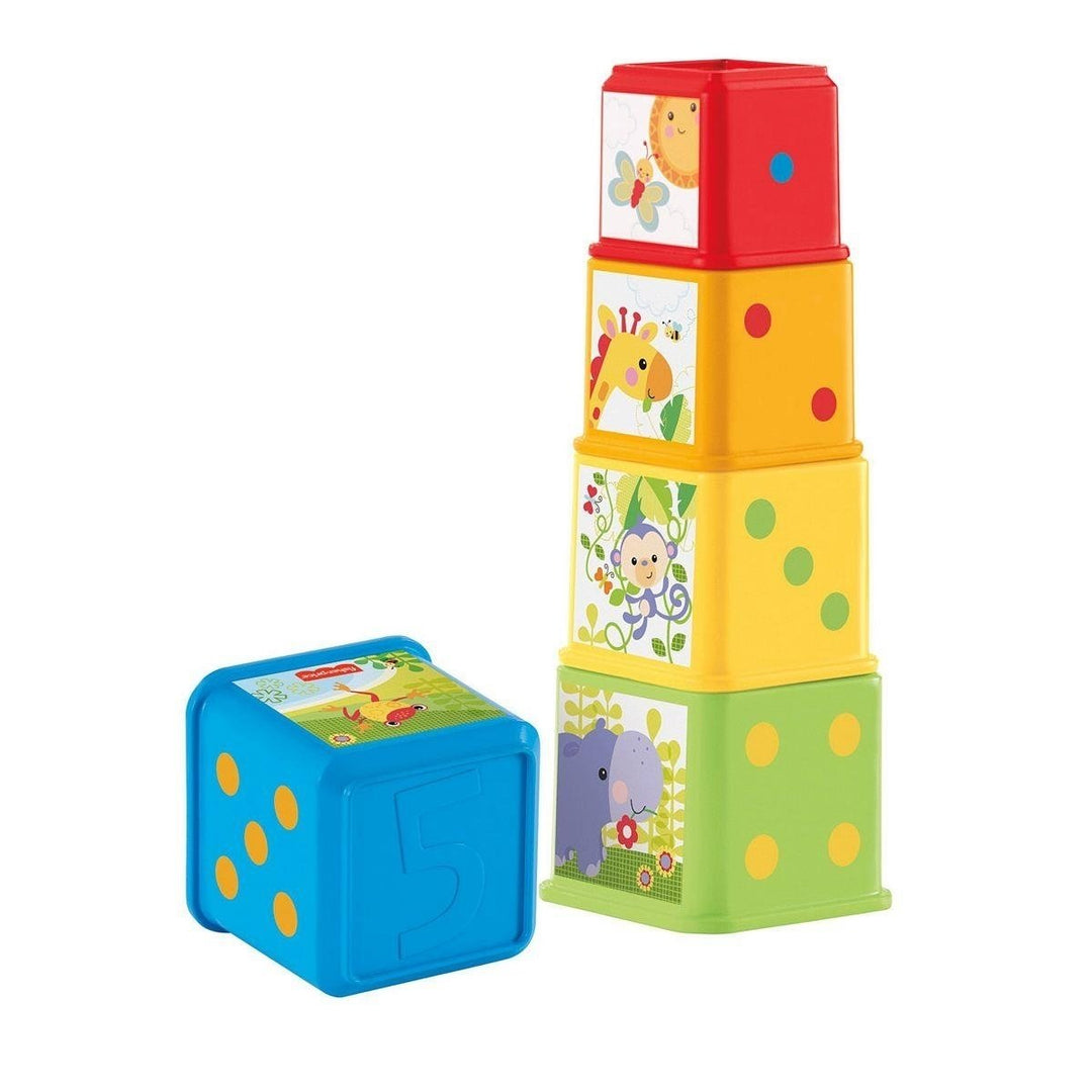 Fisher-Price Stack and Roll Activity Set GPM36 Baby Toy for Motor Sensory Skills Image 7