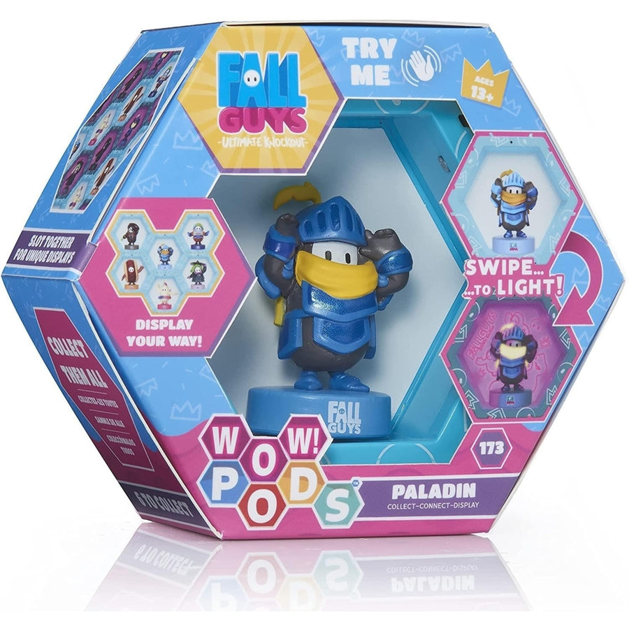 WOW Pods Fall Guys Paladin Knight Swipe Light-Up Figure Connect for Display Image 1