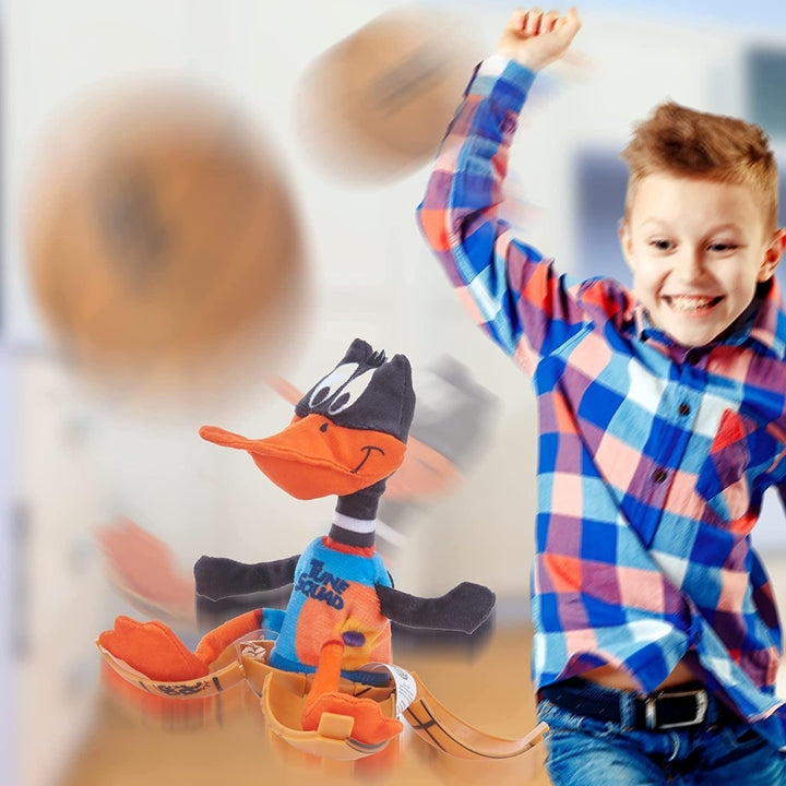 Space Jam A Legacy Daffy Duck Plush Drop n Pop Basketball Kids Interactive Toy WOW Stuff Image 6