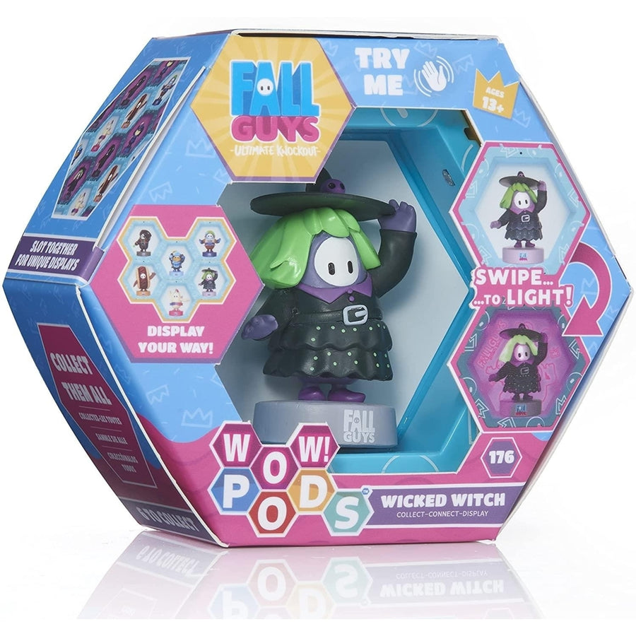 WOW Pods Fall Guys Wicked Witch Swipe Light-Up Figure Connect for Display Stuff Image 1