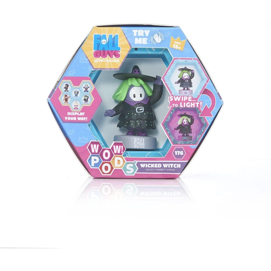 WOW Pods Fall Guys Wicked Witch Swipe Light-Up Figure Connect for Display Stuff Image 7