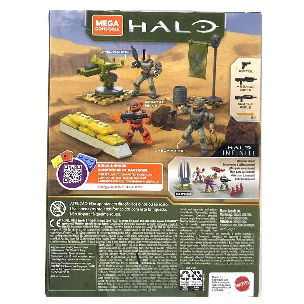 MEGA Construx UNSC Combat Unit Halo Infinite GRN02 104pc Mattel Image 4