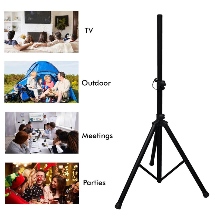 Technical Pro Professional Steel Tri-Pod Speaker Stand Loudspeaker Mounting Stand - Perfect for Home On-Stage or Image 4