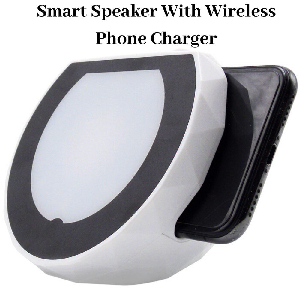 TECHSAFE Portable Bluetooth Speaker with iQ Wireless Phone Charging Dock Stand Image 2