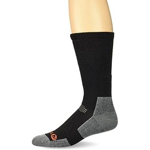 Merrell Mens Elite Tactical Crew Socks Black 1 Pack Performance Outdoor Gear Image 1