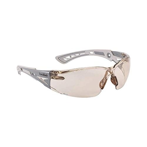 Bolle Safety Eyewear Anti Scratch Anti Fog CSP PC Platinum Grey Silver One Size Image 1