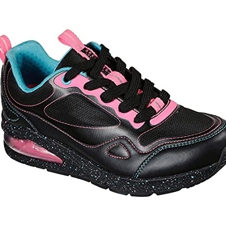 Skechers Womens Uno 2 - Spectacle Hi Sneaker BLACK/MULTI Image 1