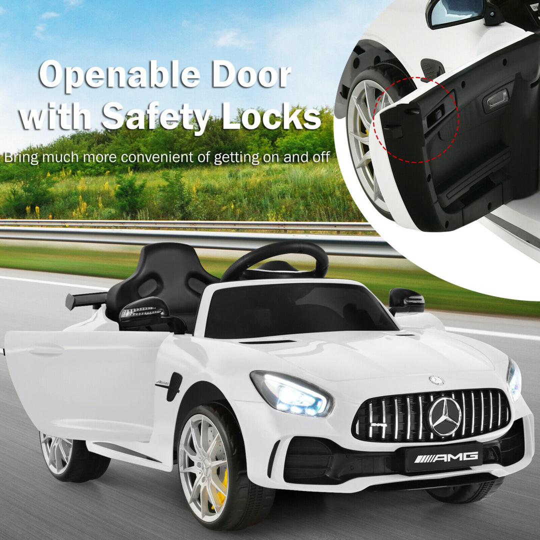 12V Kids Ride On Car Licensed Mercedes Benz AMG GTR w/Remote Control and MP3 Image 4