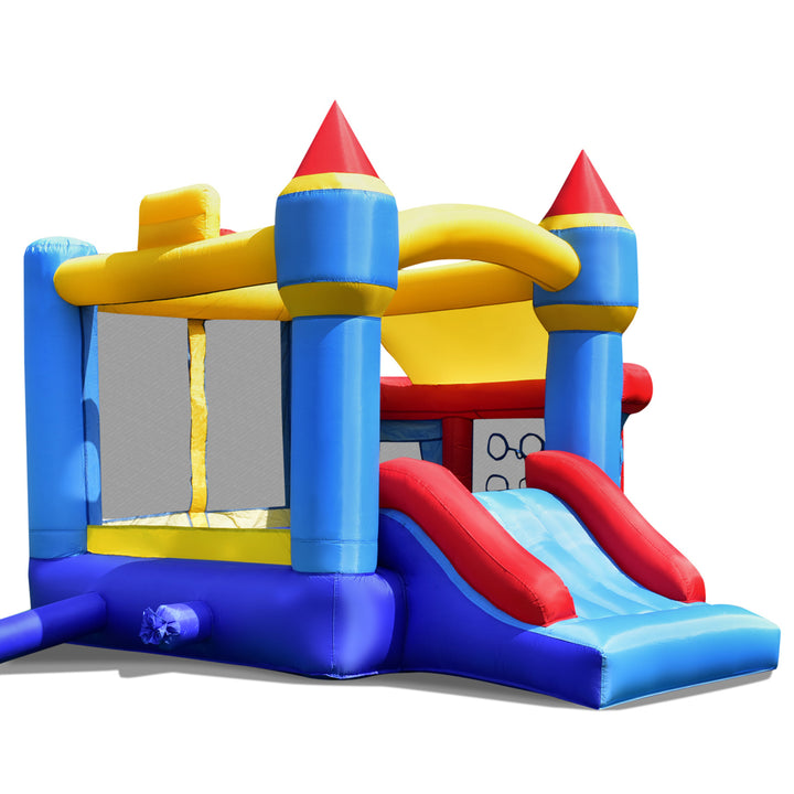 Inflatable Kids Bounce House Castle Bouncer Slide Without Blower Image 1