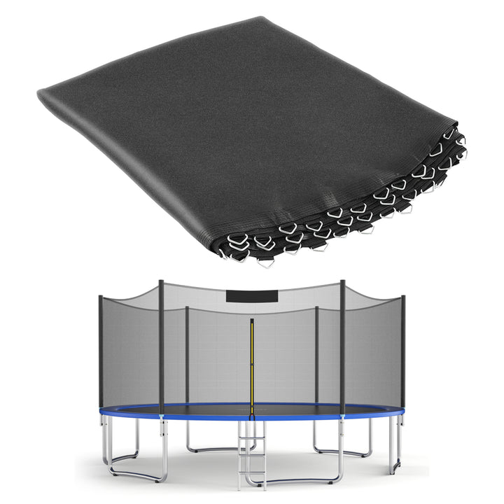 Replacement Trampoline Mat Jumping Mat Fits 8/10/12/14/15/16ft Frame w/ V-Hooks Image 1