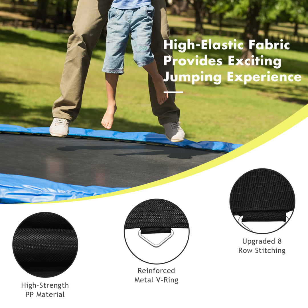 Replacement Trampoline Mat Jumping Mat Fits 8/10/12/14/15/16ft Frame w/ V-Hooks Image 7