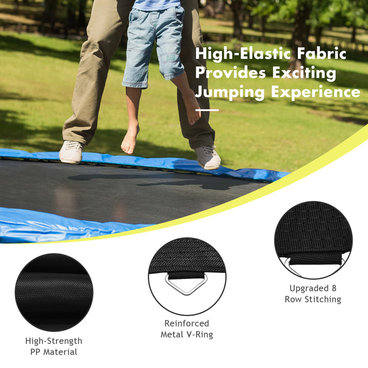 Replacement Trampoline Mat Jumping Mat Fits 8/10/12/14/15/16ft Frame w/ V-Hooks Image 7