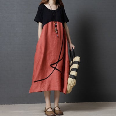 Cotton Plus siza Casual dress Image 3