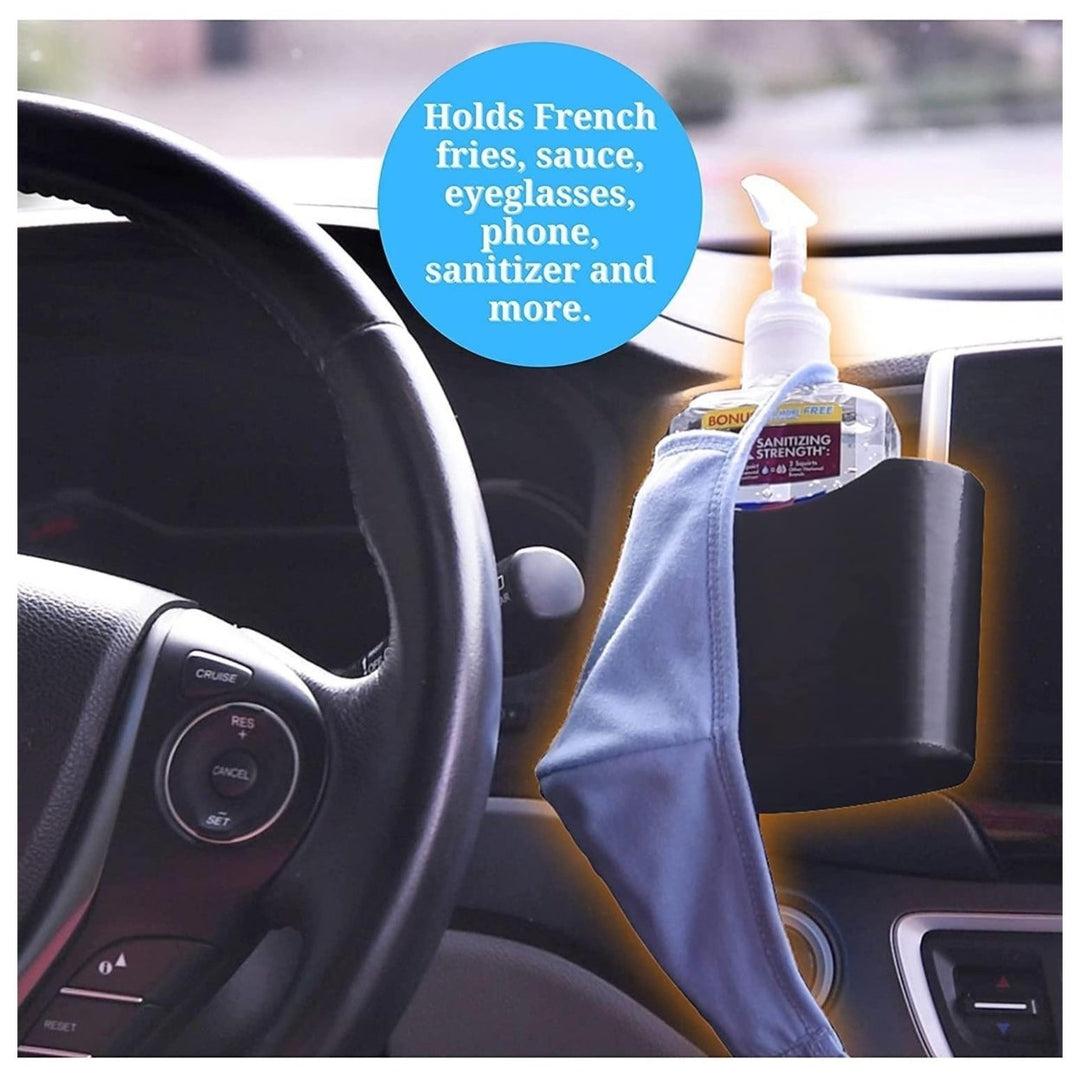 Vent N Door Caddy French Fry and Sauce Holder Combo On The Go Car Door Clip Mighty Mojo Image 4