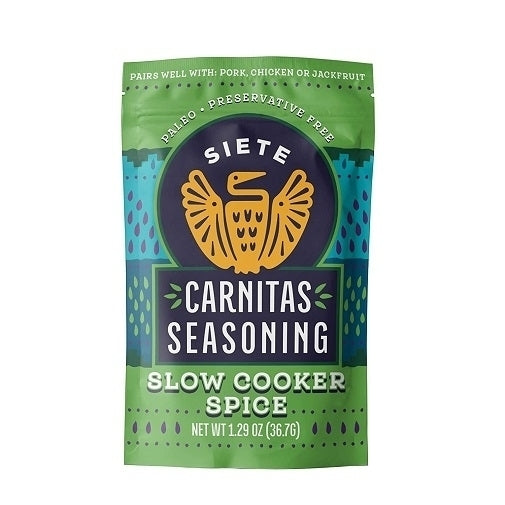 Siete Carnitas Seasoning Slow Cooker Spice 3 Packet Pack Image 2