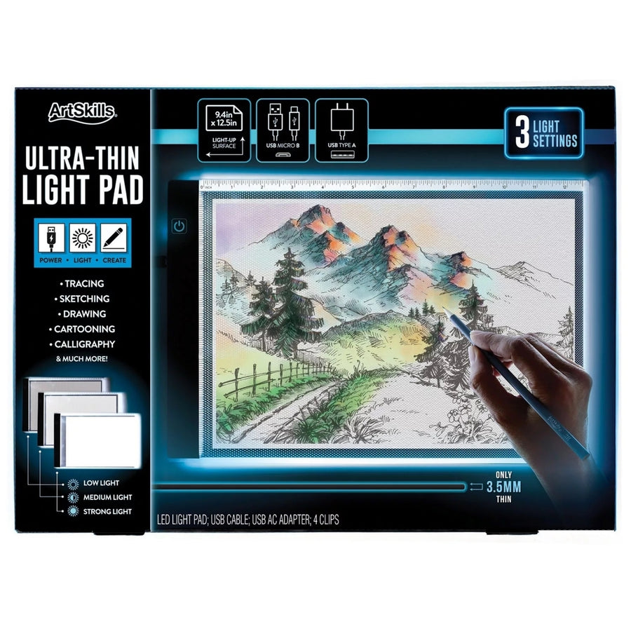 ArtSkills Ultra-Thin LED Light Pad for Tracing and Drawing Image 1