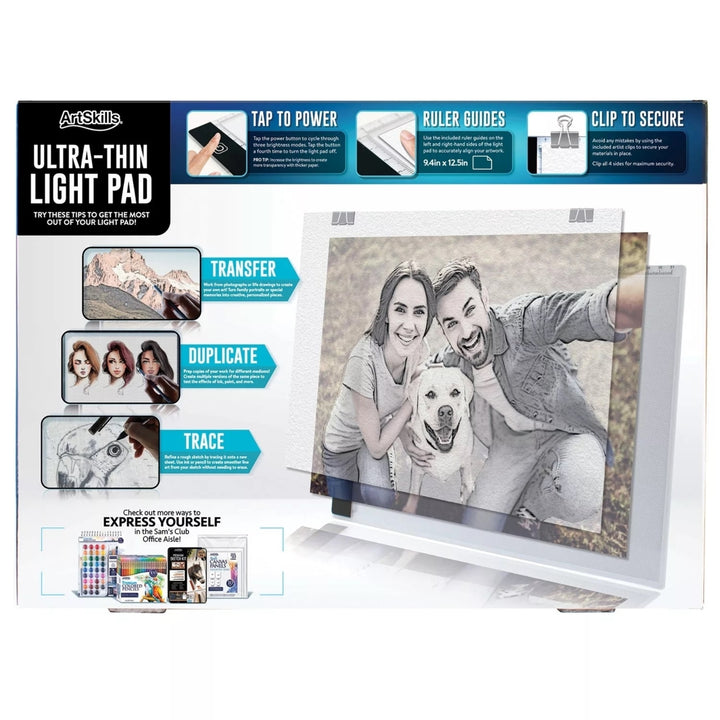 ArtSkills Ultra-Thin LED Light Pad for Tracing and Drawing Image 2