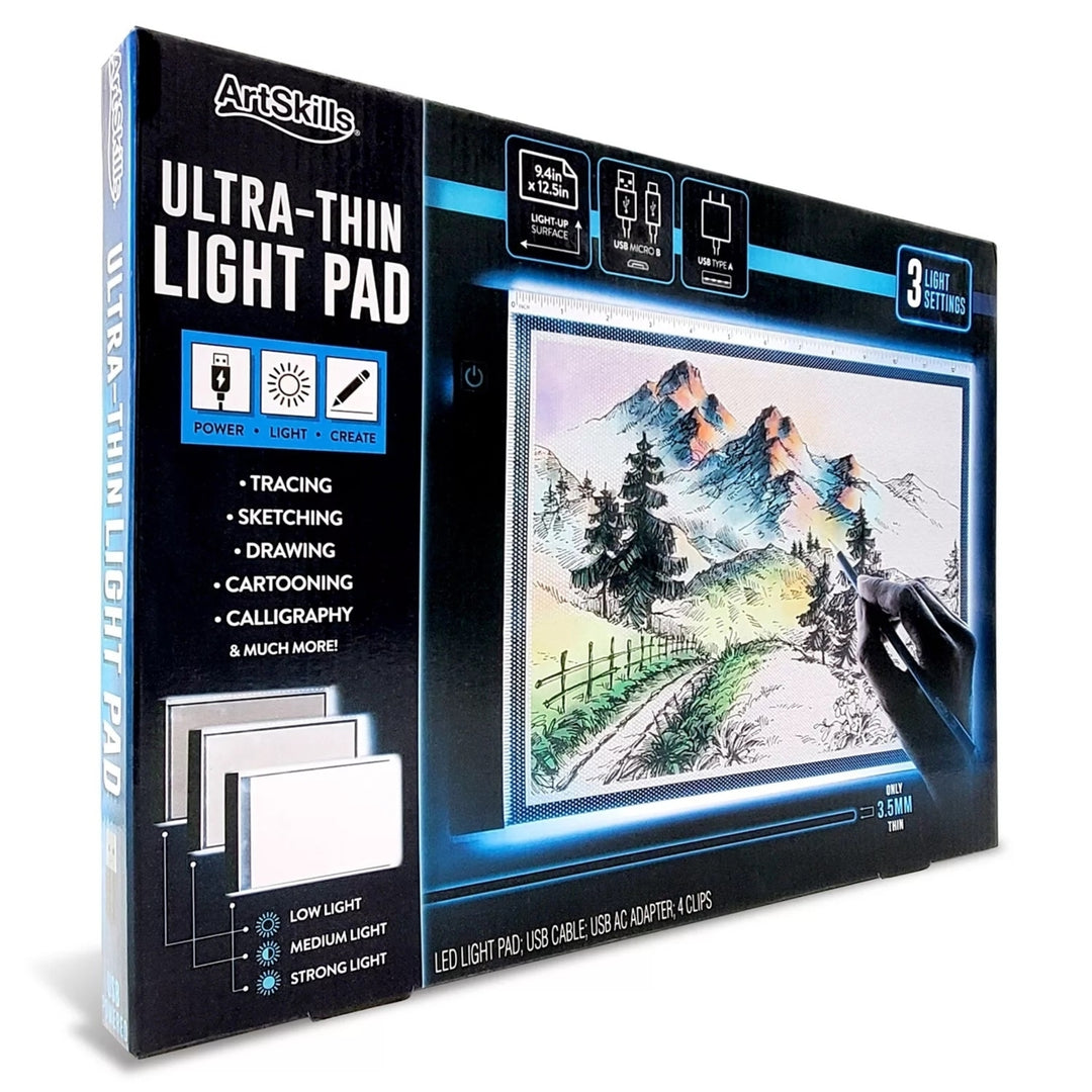 ArtSkills Ultra-Thin LED Light Pad for Tracing and Drawing Image 3