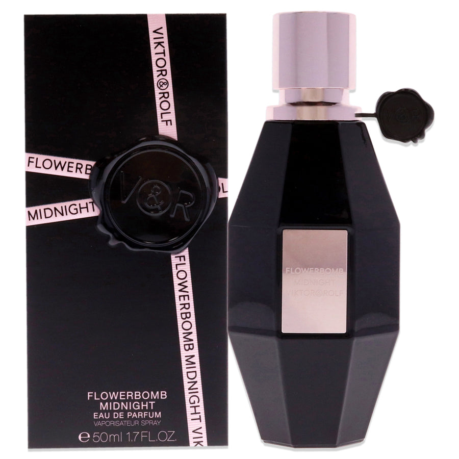 Flowerbomb Midnight by Viktor and Rolf for Women - 1.7 oz EDP Spray Image 1