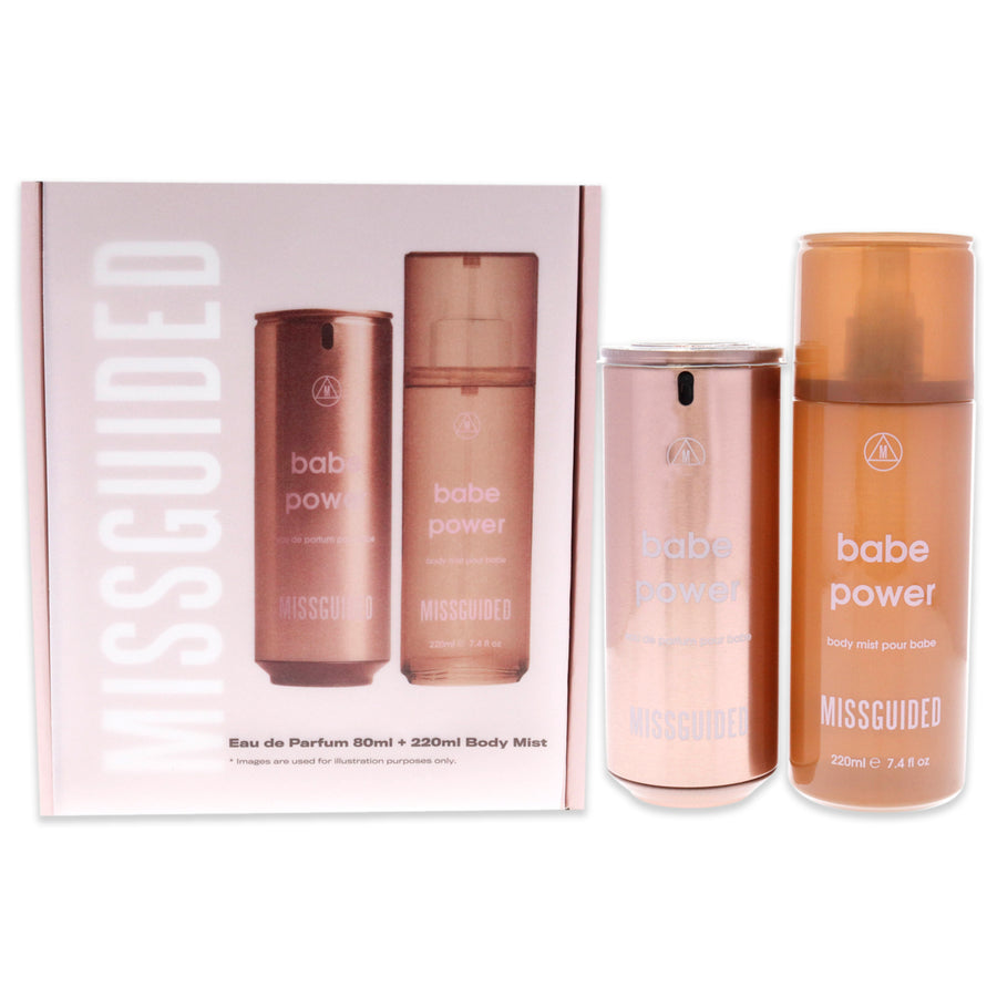 Babe Power by Missguided for Women - 2 Pc Gift Set 2.7oz EDP Spray7.4oz Body Mist Image 1