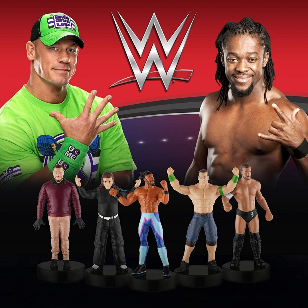 WWE Wrestler Stampers 5pk Hardy Kofi Kingston John Cena Finn Wyatt PMI International Image 4