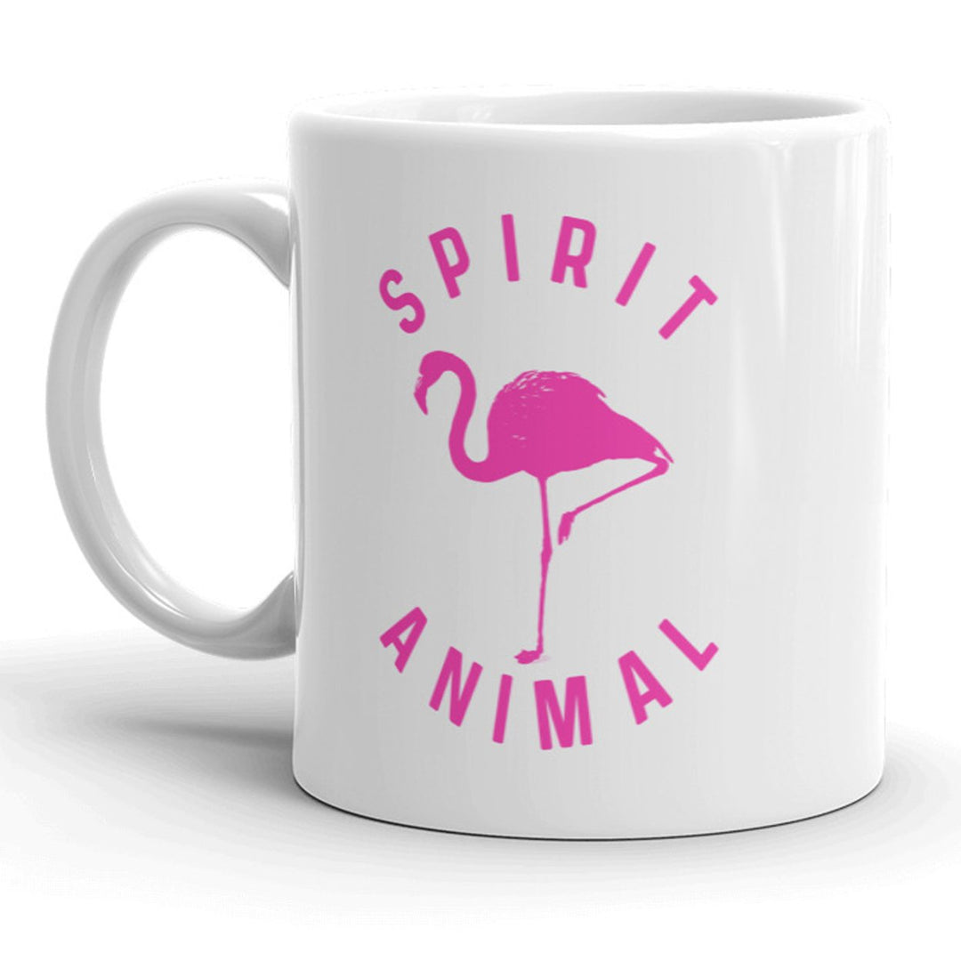 Flamingo Spirit Animal Mug Funny Pink Bird Coffee Cup - 11oz Image 1