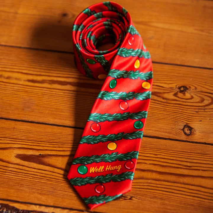 Well Hung Necktie Funny Ties Christmas Tie Mens Novelty Neckties Image 6