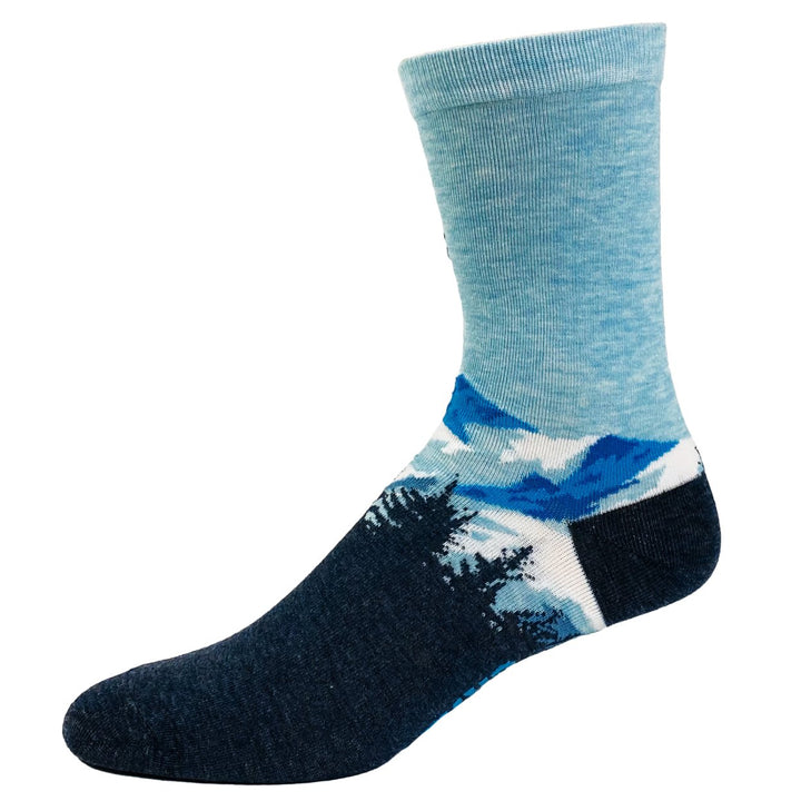 Mens The Mountains Are Calling And I Must Go Socks Funny Outdoor Camping Adventure Hiking Footwear Image 4