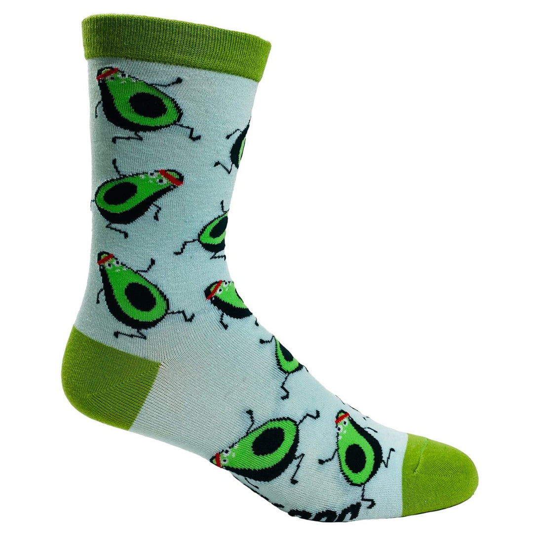 Womens Avocardio Socks Funny Avocado Fitness Healthy Fats Novelty Workout Footwear Image 6