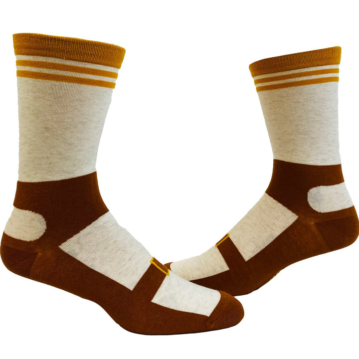 Mens Sandal Socks Funny Socks Sandals Fathers Day Dad Socks Novelty Footwear Image 1