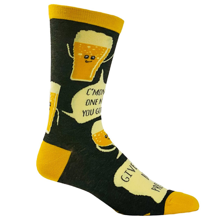 Mens Beer Pressure Socks Funny Party Drinking Craft Beer Lover Novelty Footwear Image 6