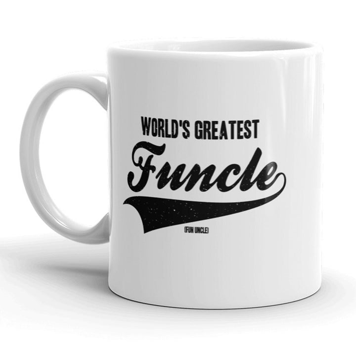 Worlds Greatest Funcle Mug Funny Coffee Cup For Uncle - 11oz Image 1