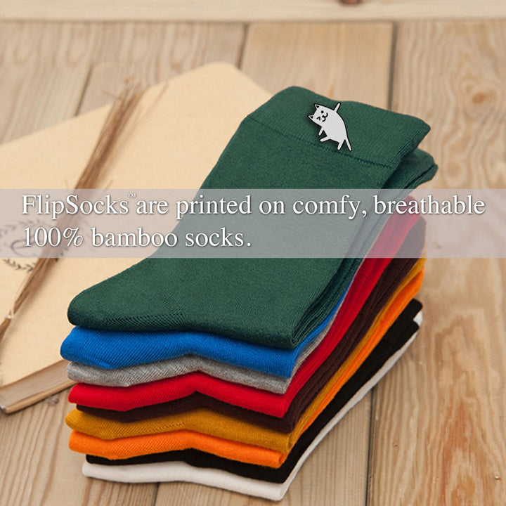 Womens Hedgehog Flip Socks Funny Cute Animal Rodent Critter Graphic Novelty Footwear Image 2