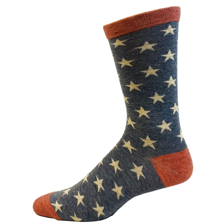 Men's Stars And Stripes Socks Festive 4th Of July Independence Day Patriot Footwear Image 4