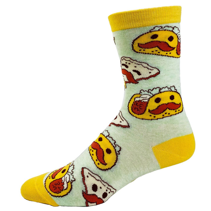 Youth If You Dont Like Tacos Im Nacho Type Socks Funny Mexican Food Cinco De Mayo Footwear Image 4