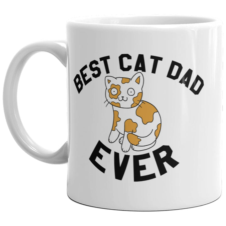 Best Cat Dad Ever Mug Funny Pet Kitty Animal Lover Furbaby Coffee Cup-11oz Image 1