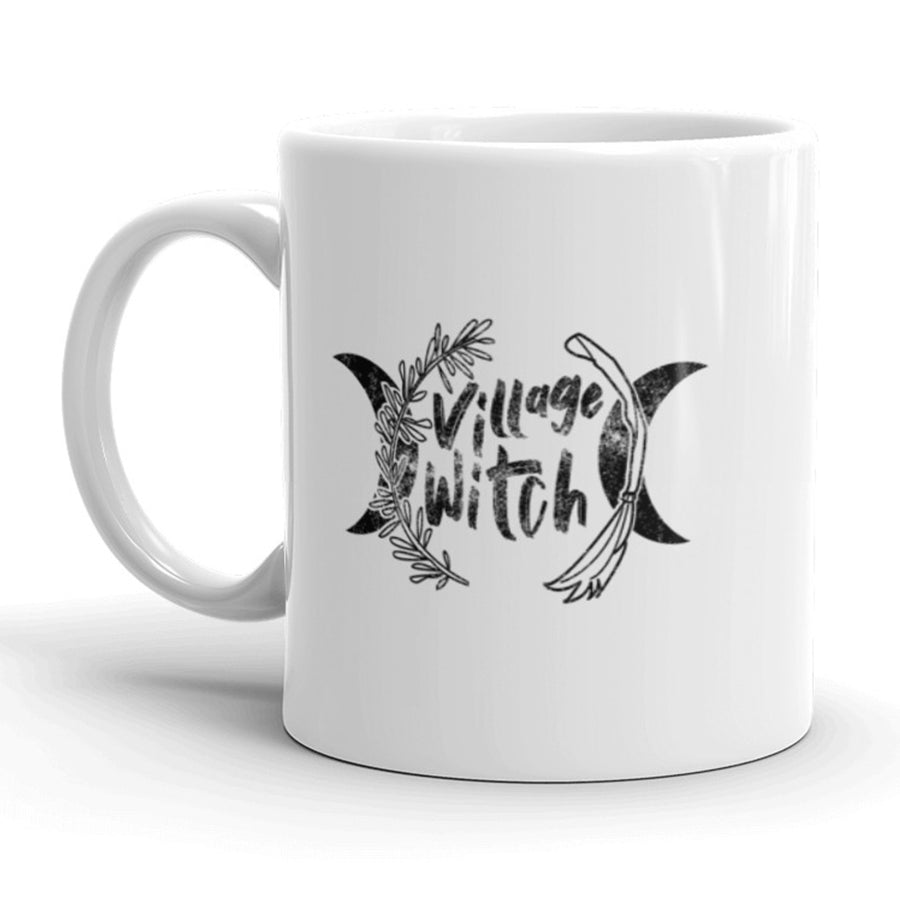 Village Witch Coffee Mug Funny Halloween Ceramic Cup-11oz Image 1