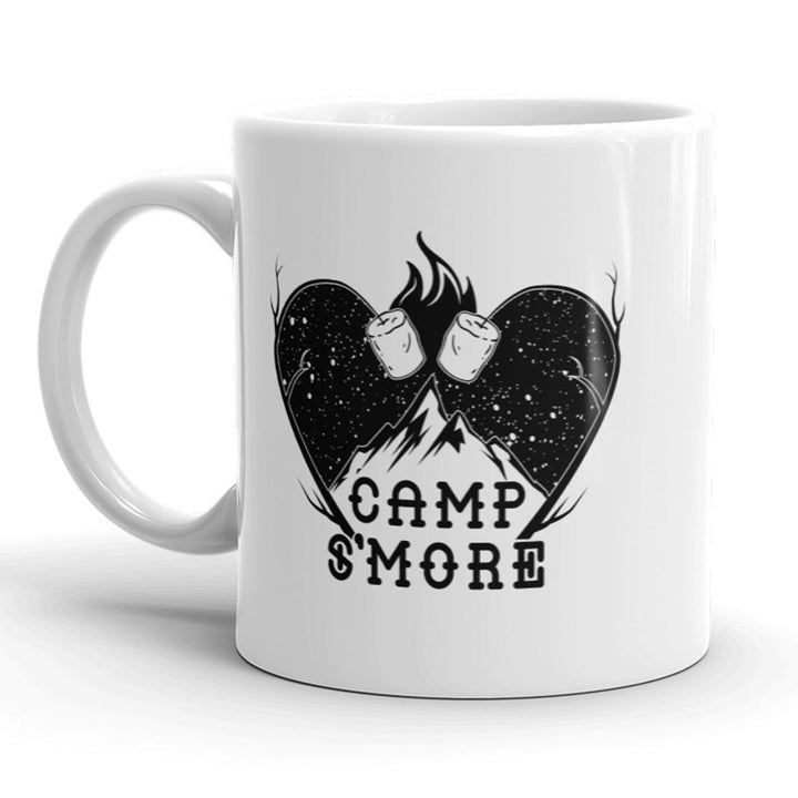 Camp Smore Mug Funny Outdoors Camping Coffee Cup - 11oz Image 1