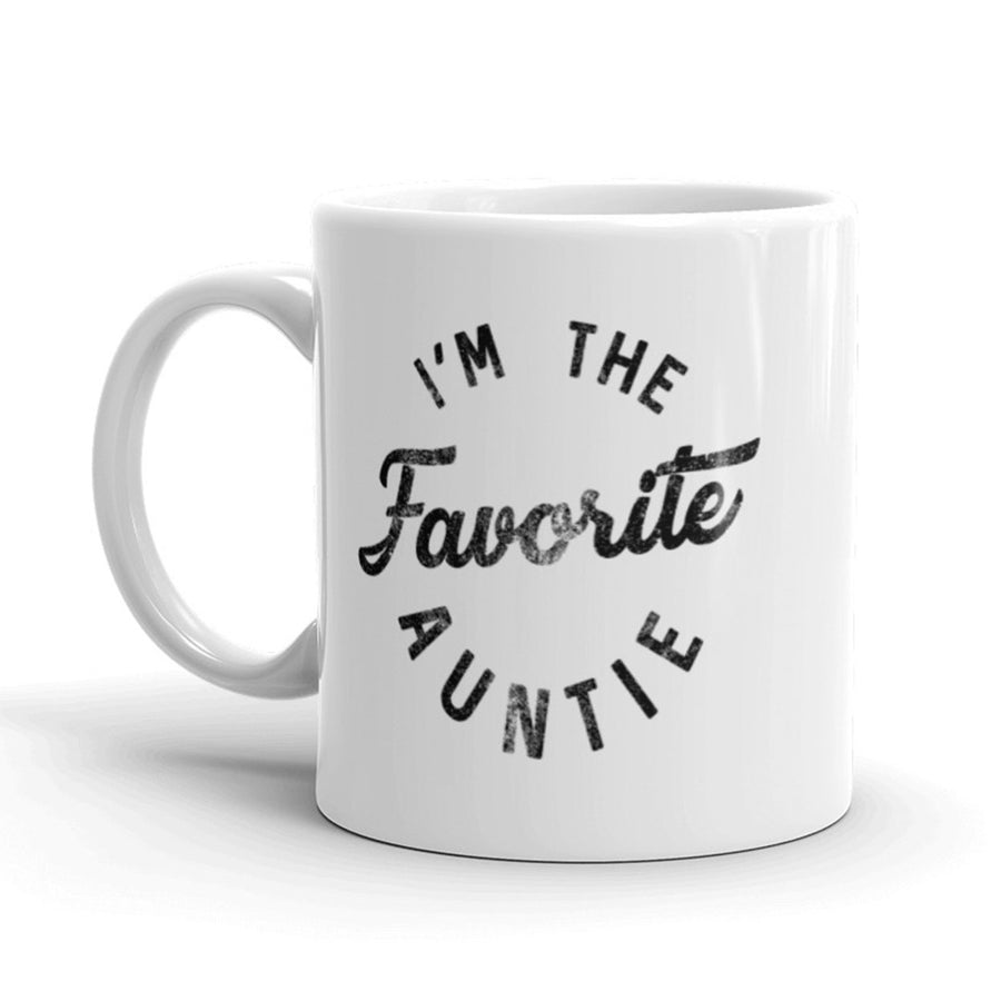 Favorite Auntie Coffee Mug Funny Niece Nephew Aunt Ceramic Cup-11oz Image 1