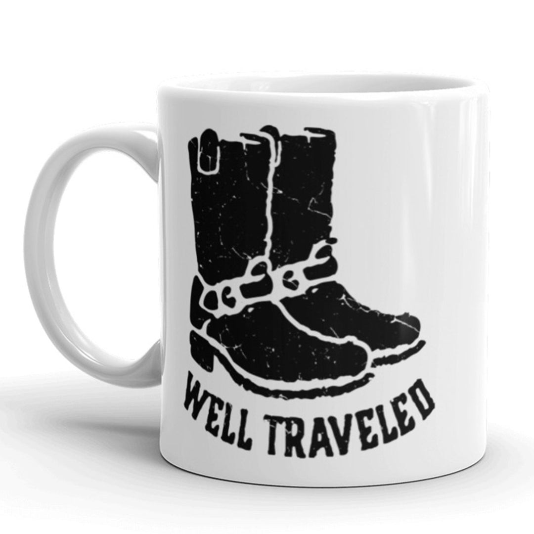 Well Traveled Cowboy Boots Coffee Mug-11oz Image 1